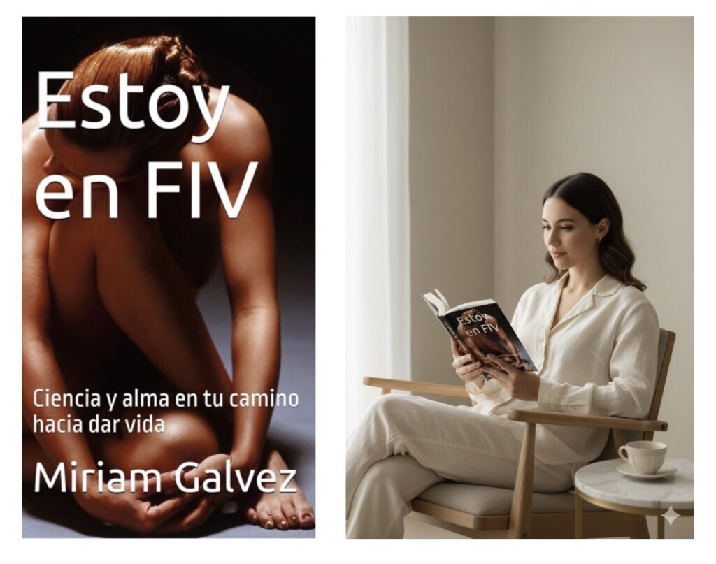 Mujer leyendo "Estoy en FIV"